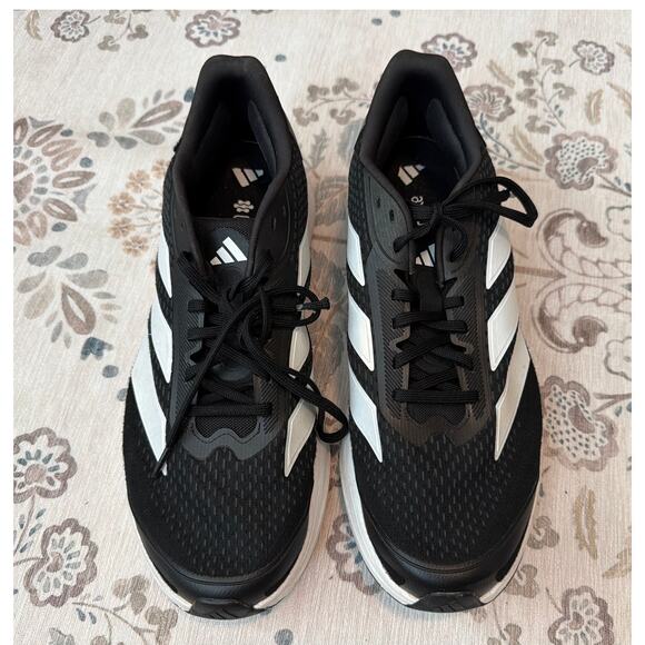 Adidas Duramo SL Running Shoes Men Sz 13 Black White Breathable Mesh